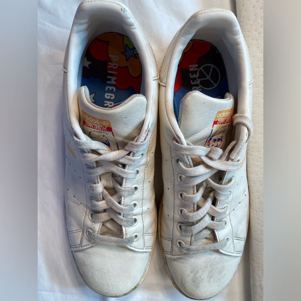Adidas Stan Smith Sneakers Pink Women’s Size 10 - Picture 9 of 9